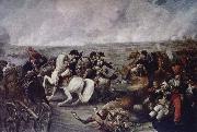 Napoleon in battle wide Wagram unknow artist